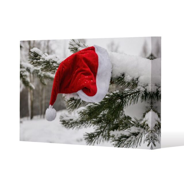 Benjamin Tate Design Santa claus hat (canvas) / 61 x 41 x 4cm in Natural - Size: 61 x 41 x 4 cm - image 1