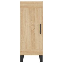 Berkfield Home Highboard Sonoma Oak 34.5x34x180 cm Engineered Wood in Brown - thumbnail 6
