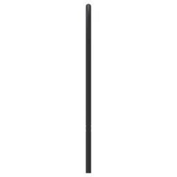 Berkfield Home Metal Headboard Black 140 cm - thumbnail 5
