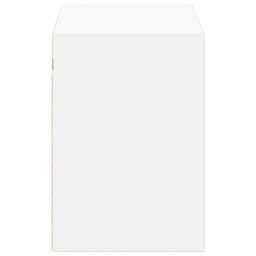 Berkfield Home TV Wall Cabinet with LED Lights White 100x31x45 cm - Size: 100 x 31 x 45 cm - thumbnail 7