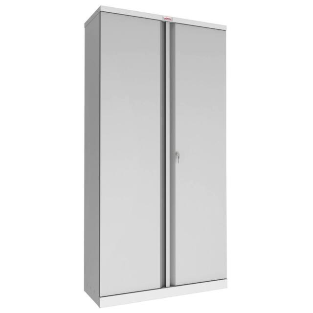 Phoenix Safe Company Steel Storage Cupboard in Grey with Key Lock, SCL1891GGK, 437L - Size: 180 cm x 100 cm - image 1