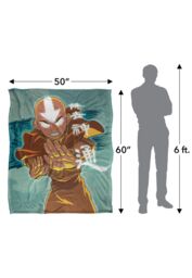 Avatar: The Last Airbender Avatar The Last Airbender Aand Anime Silky Touch Super Soft Throw Blanket 152 X 127 cm in White - thumbnail 5