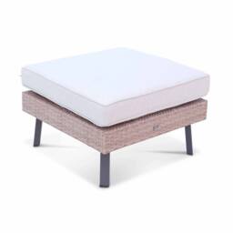 sweeek 5-seater Polyrattan Garden Sofa Set in Beige - thumbnail 7