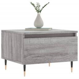 Berkfield Home Modern Coffee Tables 2 pcs Grey Sonoma 50x46x35 cm Engineered Wood - Size: 50 x 46 x 35 cm - thumbnail 1