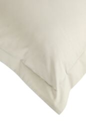 CHRISTY Pure Cotton Percale Oxford Pillowcase Pair in Beige - thumbnail 4