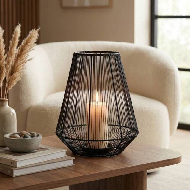 Garden Greatness Urban Windlight Atlas Candle Holder in Black - Size: 1 Pack - image 1