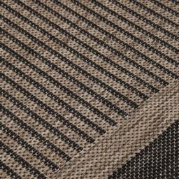 Berkfield Home Outdoor Flatweave Rug 80x250 cm Dark Brown - Size: Medium - thumbnail 5