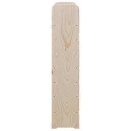 Berkfield Home Wine Rack 72.5x25x111.5 cm Solid Wood Pine in Natural - thumbnail 6