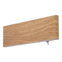 Netlighting Siegfried 23cm Integrated LED Wall Lamp Wood Look LED 3000K in Brown - thumbnail 2