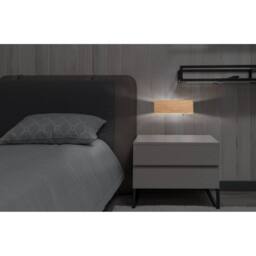 Netlighting Siegfried 23cm Integrated LED Wall Lamp Wood Look LED 3000K in Brown - thumbnail 5