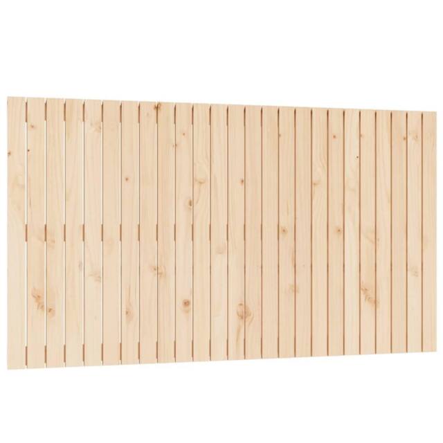 Berkfield Home Wall Headboard 159.5x3x90 cm Solid Wood Pine in Natural - image 1