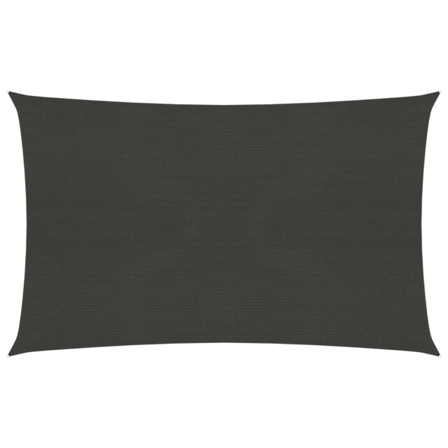 Berkfield Home Sunshade Sail 160 g/m ² Anthracite 2x4.5 m HDPE in Black - image 1