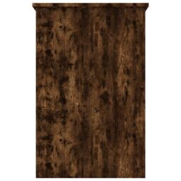 Berkfield Home Desk Smoked Oak 100x50x76 cm Engineered Wood in Brown - Size: 100 x 50 x 76 cm - thumbnail 5