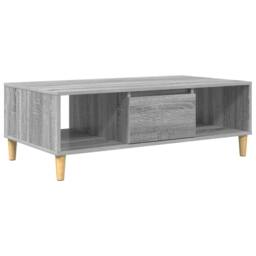 Berkfield Home Modern with Storage with Door Grey sonoma Engineered wood - thumbnail 3