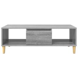 Berkfield Home Modern with Storage with Door Grey sonoma Engineered wood - thumbnail 6