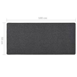 Berkfield Home Carpet Runner Anthracite 50x100 cm in Charcoal - Size: 100 cm diameter - thumbnail 7