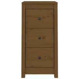 Berkfield Home Sideboards 2 pcs Honey Brown 40x35x80 cm Solid Wood Pine - Size: 40 x 35 x 80 cm - thumbnail 5