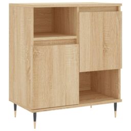 Berkfield Home Sideboards 2 pcs Sonoma Oak Engineered Wood in Brown - thumbnail 5