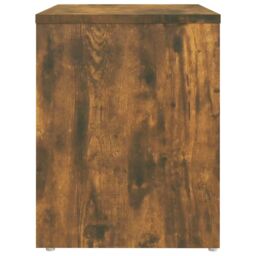 Berkfield Home Bed Cabinets 2 pcs Smoked Oak 40x30x40 cm Engineered Wood in Brown - Size: 40 x 30 x 40 cm - thumbnail 5