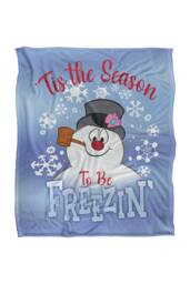 Warner Brothers Frosty The Snowman 152x127 cm Frosty Season for Freezin' Throw Blanket - thumbnail 1
