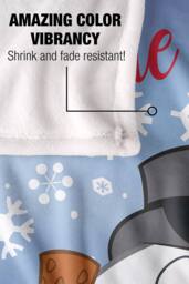 Warner Brothers Frosty The Snowman 152x127 cm Frosty Season for Freezin' Throw Blanket - thumbnail 4