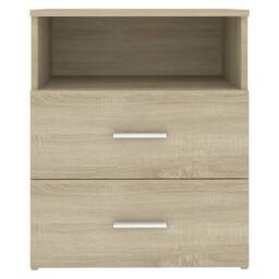 Berkfield Home Bed Cabinet Sonoma Oak 50x32x60 cm in Brown - Size: 50 x 32 x 60 cm - thumbnail 6