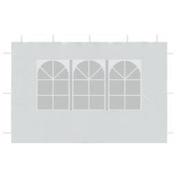 Berkfield Home Party Tent Sidewall 2 pcs with Window PE White - thumbnail 7