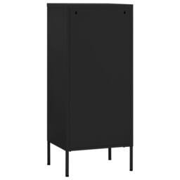 Berkfield Home Storage Cabinet Black 42.5x35x101.5 cm Steel - thumbnail 5
