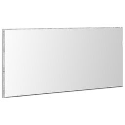 Berkfield Home Bathroom Mirror Cabinet with LED Light Grey Sonoma 80x37 cm - thumbnail 2