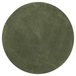 Berkfield Home Rug HUARTE Short Pile Soft & Washable Forest Green √ò 80 cm - Size: Medium - thumbnail 2