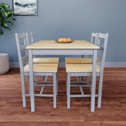 Home Discount Vida Designs Yorkshire 4 Seater Dining Set Solid Pine Furniture - thumbnail 6