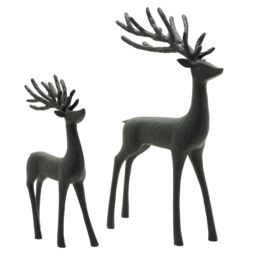 "The Christmas Gift Co. Black Deer Figurine - 12""" - thumbnail 5