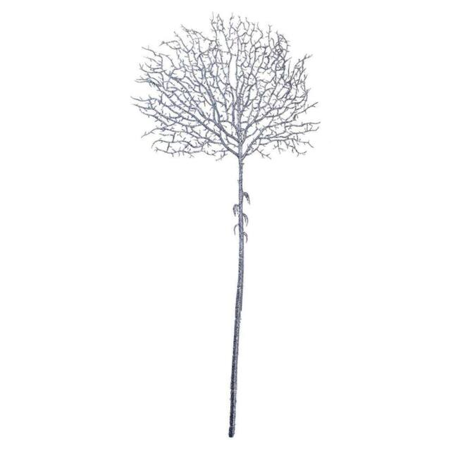 VFM e-Store Christmas Stem Leaves & Berries Decoration 88cm x 41cm Blue X 1 - Size: 88 cm x 41 cm - image 1