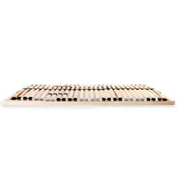 Berkfield Home Slatted Bed Bases 2 pcs with 28 Slats 7 Zones 80x200 cm in Brown - thumbnail 3