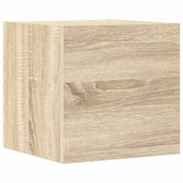 Berkfield Home Modern 8 Piece TV Cabinet Set Sonoma Oak Engineered Wood in Light Tan - thumbnail 9