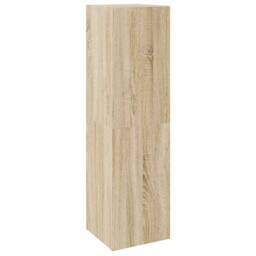 Berkfield Home Modern 8 Piece TV Cabinet Set Sonoma Oak Engineered Wood in Light Tan - thumbnail 4