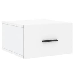 Berkfield Home Wall-mounted Bedside Cabinet White 35x35x20 cm - Size: 35 x 35 x 20 cm - thumbnail 2
