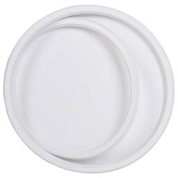 Wyld and Coco Round LED Ceiling Lamp White Acrylic Shade Dimmable - thumbnail 4