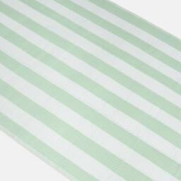 OHS Stripes Print Outdoor Garden Rug Waterproof Area Floor Mat in Pale Green - Size: 120 cm x 170 cm - thumbnail 4