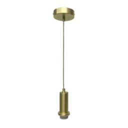 First Choice Lighting Celine - Satin Brass Ceiling Pendant Flex Suspension Kit for Shades in Gold
