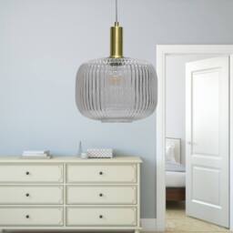 First Choice Lighting Celine - Satin Brass Ceiling Pendant Flex Suspension Kit for Shades in Gold - thumbnail 4