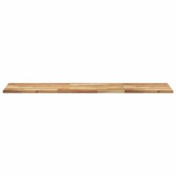 Berkfield Home Floating Shelves 4 pcs 120x40x2 cm Oil Finished Solid Wood Acacia in Brown - Size: 120 x 40 x 2 cm - thumbnail 4