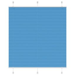 Berkfield Home Pleated Blind Blue 115x150 cm Fabric Width 114.4 cm Polyester