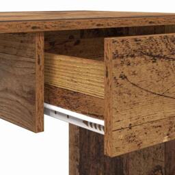 Berkfield Home Durable Desk Old wood 100 x 50 x 76 cm Engineered wood in Brown - thumbnail 9