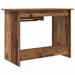 Berkfield Home Durable Desk Old wood 100 x 50 x 76 cm Engineered wood in Brown - thumbnail 8