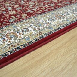 The Rug Shop UK Border Floral Red Traditional Machine Made Easy to clean Area Rug - Size: 160 cm x 230 cm - thumbnail 7