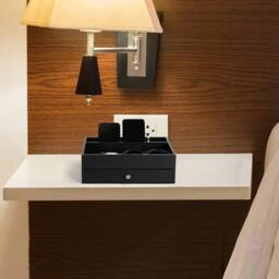 Havendro Black Dresser Nights wbr tand Organiser Tray with Drawer - thumbnail 5