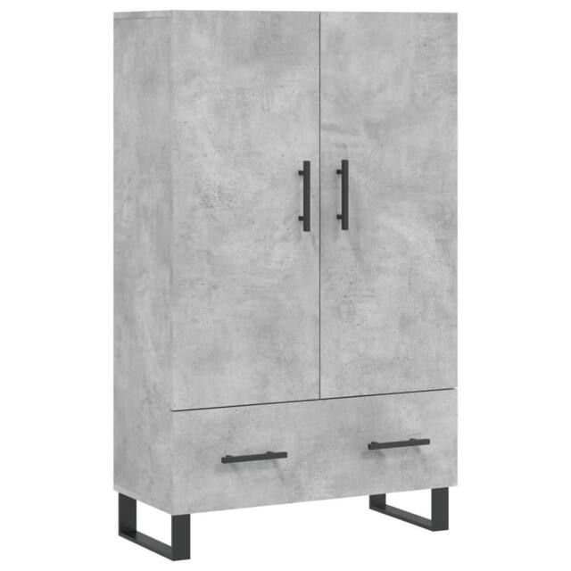 Berkfield Home Highboard Concrete Grey 69.5x31x115 cm Engineered Wood - image 1