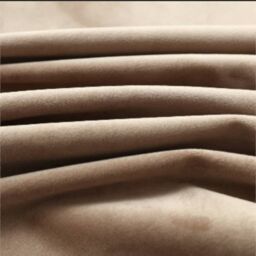 Berkfield Home Blackout Curtains with Rings 2 pcs Velvet Beige 140x175 cm - thumbnail 4