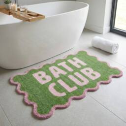 Garden Greatness Nylon Printed Bathroom Bath Club Mat - Size: 45 cm width x 75 cm drop - thumbnail 2